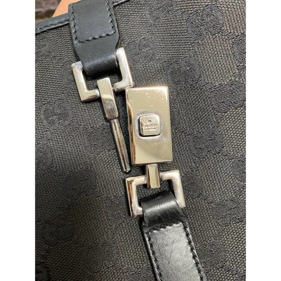 GUCCI Jackie GG Black Hobo *EUC* - Picture 5 of 11